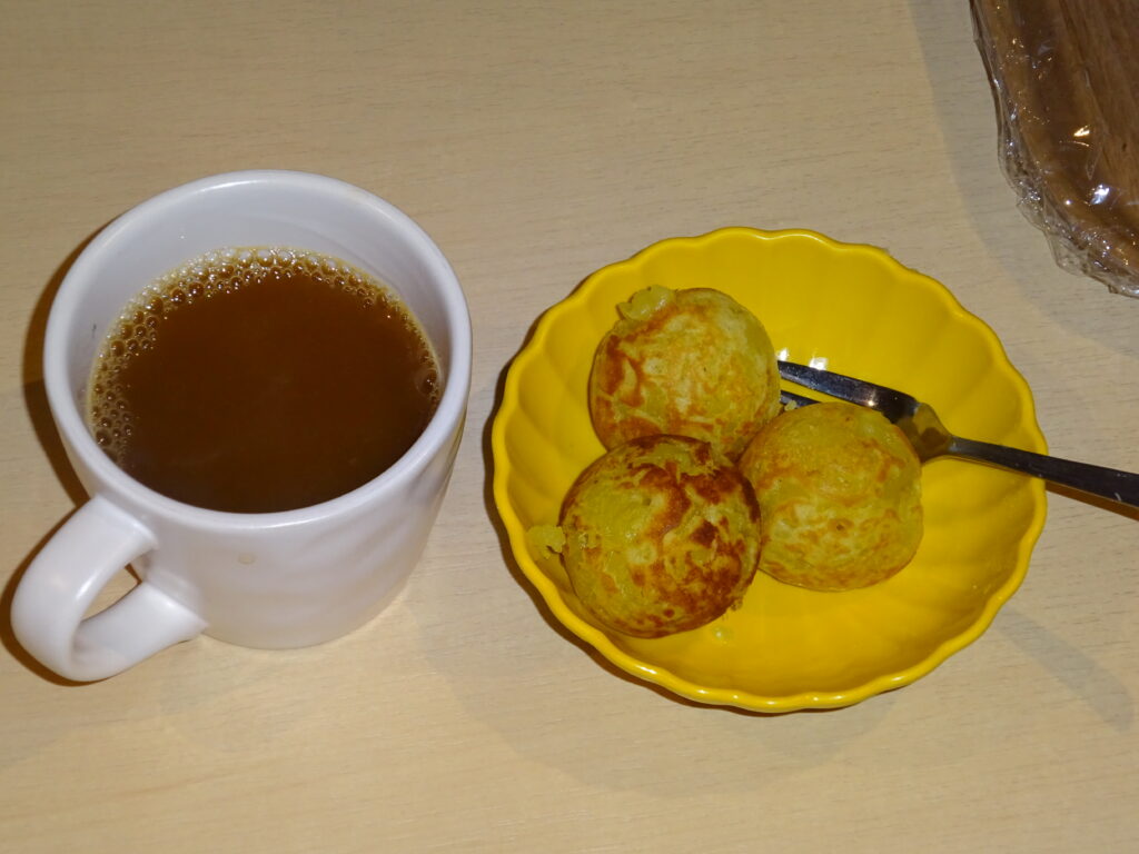 たこ焼き器で作るスイートポテト