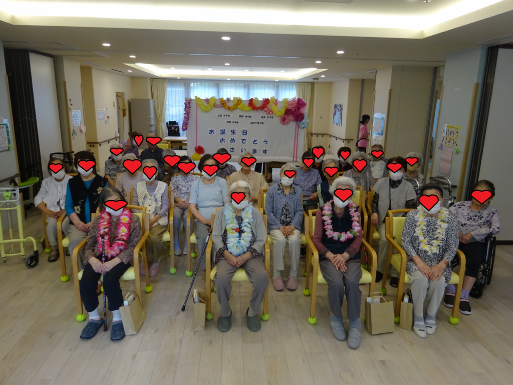 6月生まれの誕生会